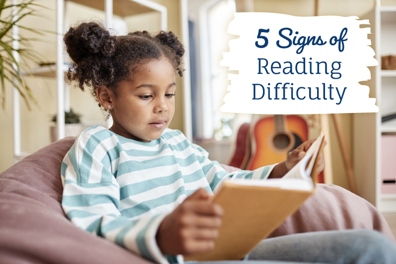 5 Signs of Reading Difficulty