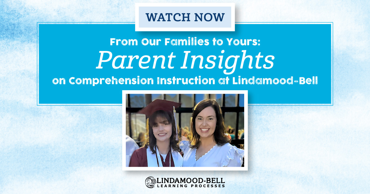 From Our Families to Yours: Parent Insights on Comprehension ...